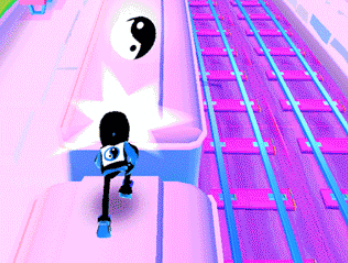 跑酷太极之路魔改版瓦力游戏试玩地铁